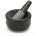 Polished Granite Mortar and Pestle for Herbs, Salsa & Avocado (3.74 x 1.97in)
