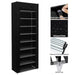 Adjustable 9-Compartment Shoe Cabinet 60 x 30 x 155cm – Dust-proof Multi-layer