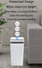 12L Touchless Sensor Bin — Slim Motion-Activated Lid for Bathroom, Kitchen & Office