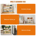 3-Tier Natural Bamboo Shoe Rack — 70 x 25 x 55 cm Space-Saving Wooden Storage