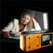 4000mAh Emergency Solar Radio with Hand Crank — AM/FM Weather Radio, LED Reading Light & Phone Charger