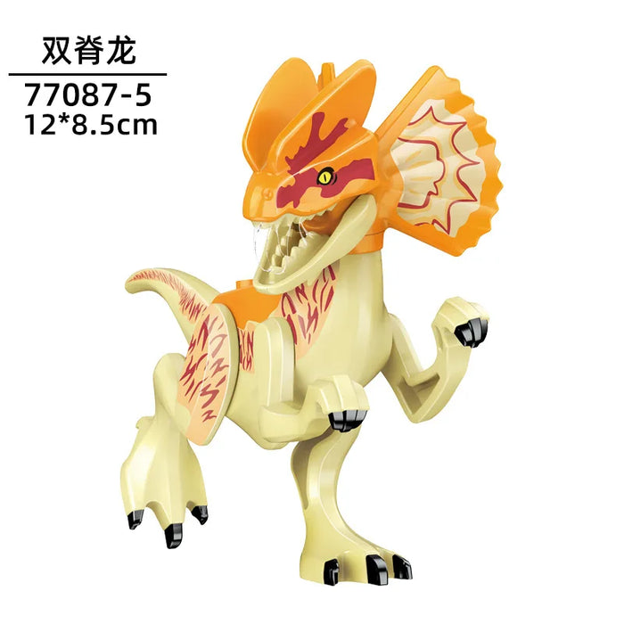 Tyrannosaurus Rex Building Block Figure — Jurassic Dinosaur Brick Toy (LEGO-compatible, 1pc)