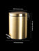 Modern 5L Stainless Steel Foot Pedal Bin — Champagne Gold