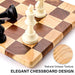 End-grain Rubber Wood Chopping & Serving Board (Flippable) — JT549