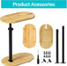 Bamboo Bathtub Side Tray – Height Adjustable Freestanding Bath Caddy