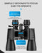 10–30x50 Zoom Binoculars — High-Power for Hunting, Birdwatching & Camping