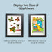 A3 & A4 Magnetic Kids Art Frame — Front-Open, Changeable Display for Posters & Photos