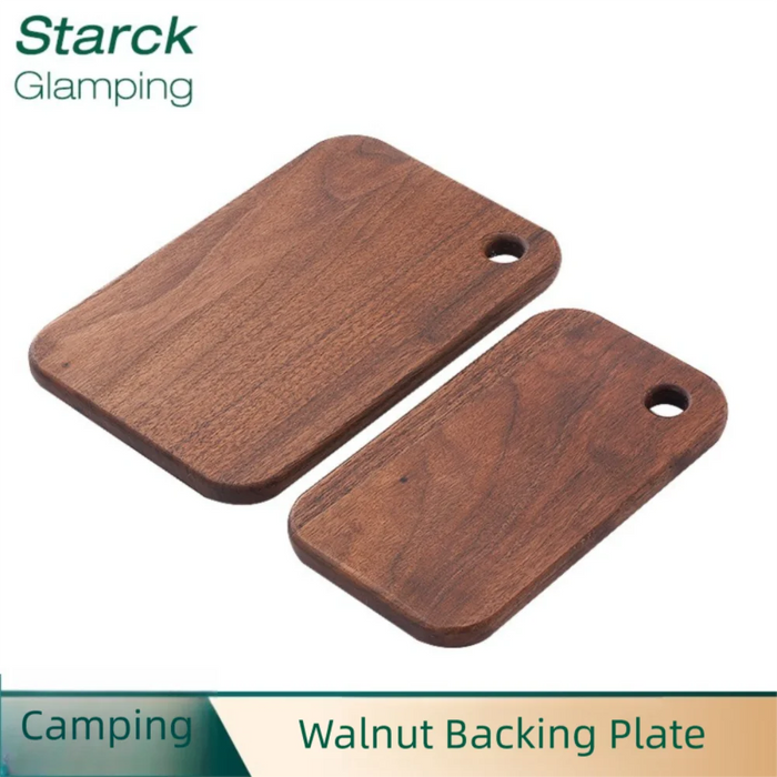 Walnut Double-sided Portable Cutting Board — S & L for 800/1000ml Lunch Box