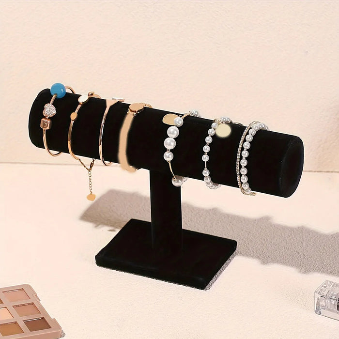 T-shaped Jewellery & Watch Display Stand - Vertical Desktop Bracelet Holder