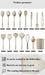 15-Piece Khaki Silicone Kitchen Utensil Set — Food-Grade Cookware Tools