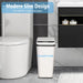 Slim Touchless Motion Sensor Bin with Lid — 12L (approx. 3.5 gal)