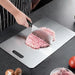 Titanium Cutting Stainless Board — Thickened Double-Sided Food-Grade Cutting Board