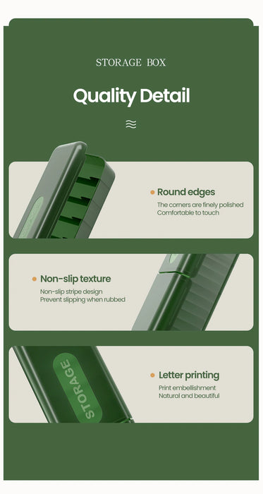 7-Compartment Cable Storage Box – Plastic Cord Organiser for Home & Travel