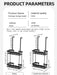 QH Dual-Tier Shower Caddy — Metal & Plastic Bathroom Shelf (Wall or Over-Door)