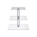 Acrylic 3/4-Tier Square Cake & Cupcake Stand with LED Lights