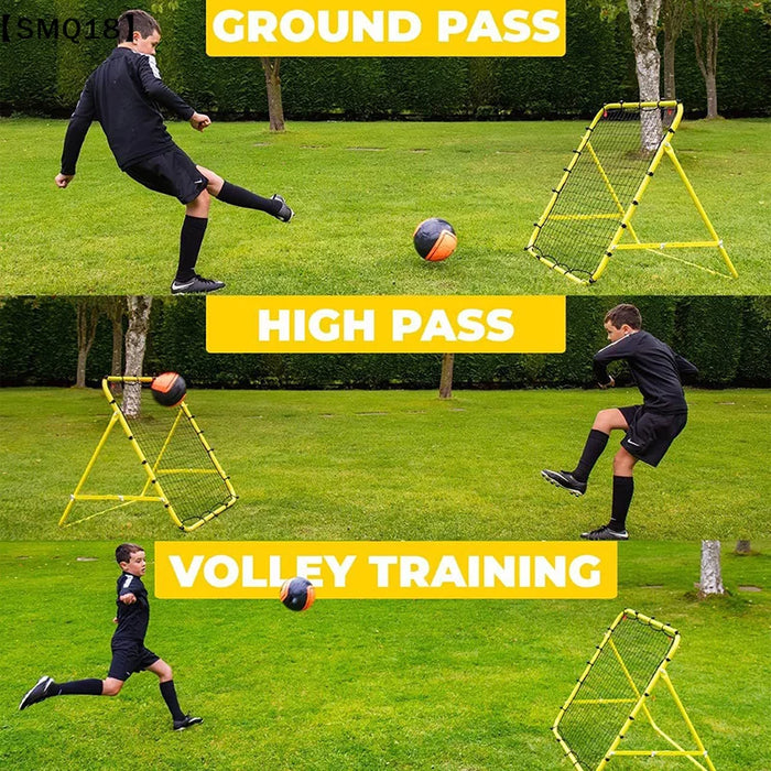 100 x 100 cm Football Rebound Net with 20 Elastic Ropes
