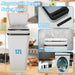 Slim Touchless Motion Sensor Bin with Lid — 12L (approx. 3.5 gal)