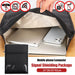 RFID Blocking Faraday Pouch – Anti‑Tracking Phone, Card & Key Shield, Large Wallet Case, Black