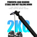 Heavy-Duty Microphone Desk Arm Stand Kit — Adjustable Boom, Pop Filter & Windscreen (Black)
