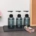 Refillable Pump Dispenser Set for Shampoo, Conditioner & Body Wash — 500 ml (1 or 3 pack)