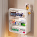 No‑Drill Wall‑Hanging Storage Rack — 3‑ or 4‑Tier PVC Organiser