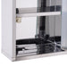 Lockable Wall‑Mounted Medicine Cabinet with Safety Glass Door, Silver, 48cm