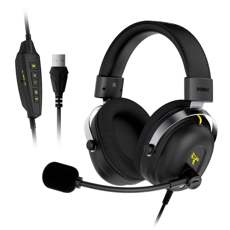 Commander G sērija - 7.1 telpiskās skaņas spēļu austiņas - priekš PC, Playstation 5, PS4