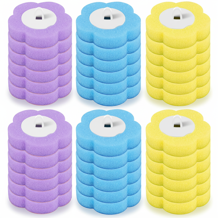 Disposable Toilet Brush Kit — Long Handle & Wall‑Mount Holder