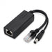 PoE Splitter 48V to 12V/5V IEEE 802.3af Power over Ethernet Adapter (Plug & Play)