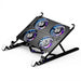 Foldable Laptop Cooling Pad — 2 or 4 Fans, RGB, 7 Heights for 11–17.3-inch Laptops