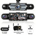 4‑Channel Dash Cam with 170° Front Lens, Night Vision & 24/7 Parking Monitor