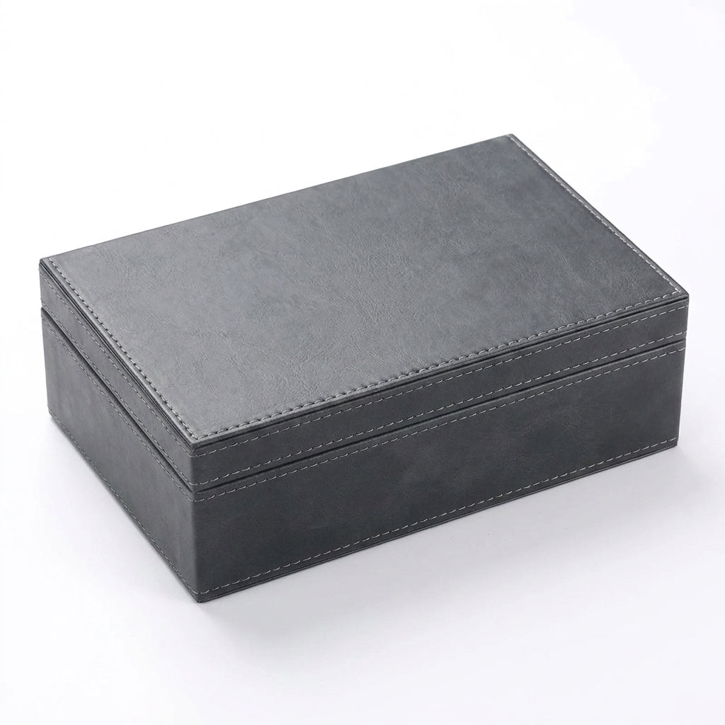 PU Leather Faraday Box for Car Keys – RFID Signal‑Blocking Key Fob Protector