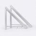Folding Pull-Out Wall Hanger — Wall-Mounted Aluminium Clothes Airer