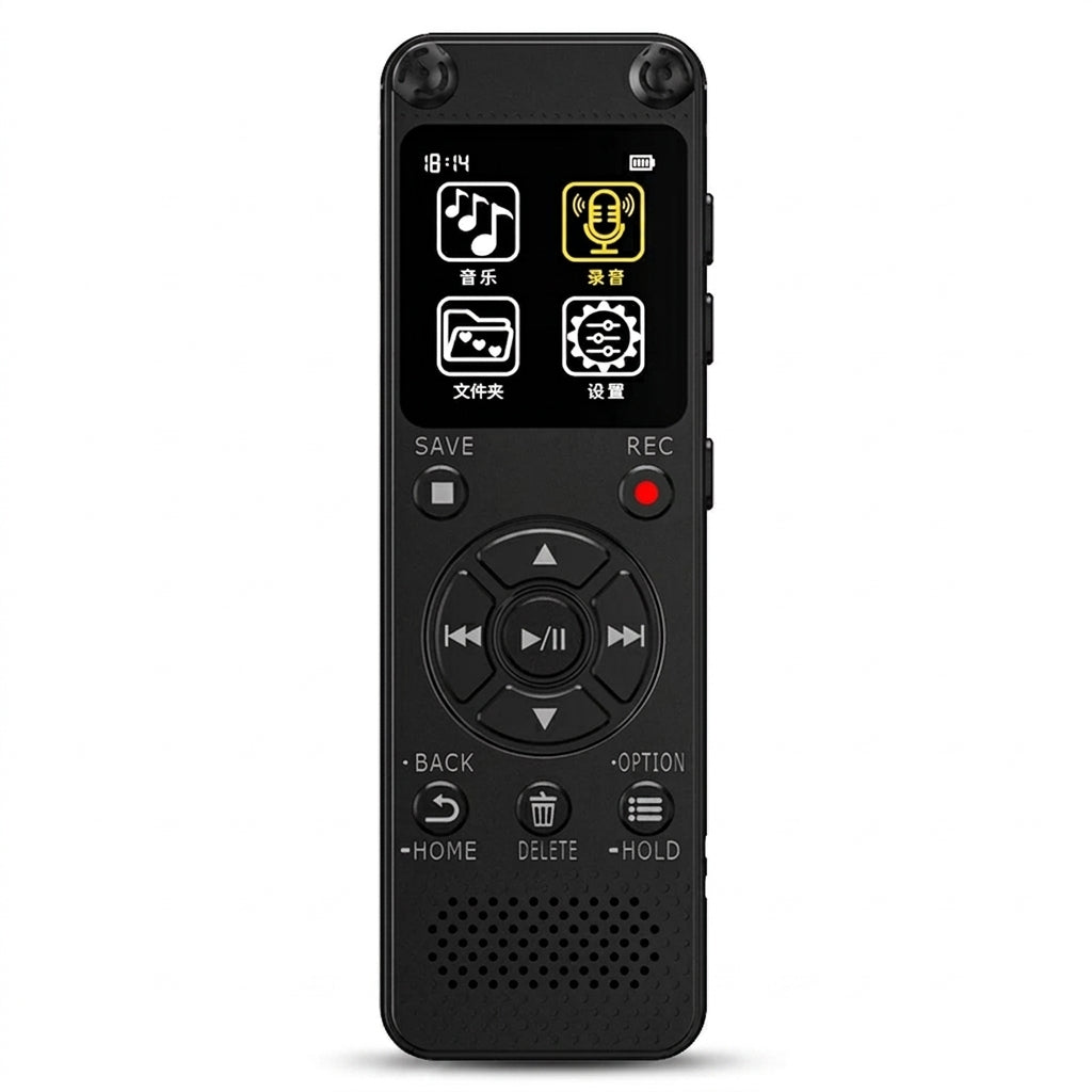 Voice recorder for seniors — voice‑activated, one‑touch recording and playback