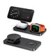 Magnetic 3-in-1 Foldable Fast Wireless Charger Stand for iPhone, Apple Watch & AirPods