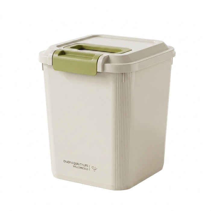 10kg Rice Storage Container – Sealed Grain Dispenser with Buckle & Measuring Cup