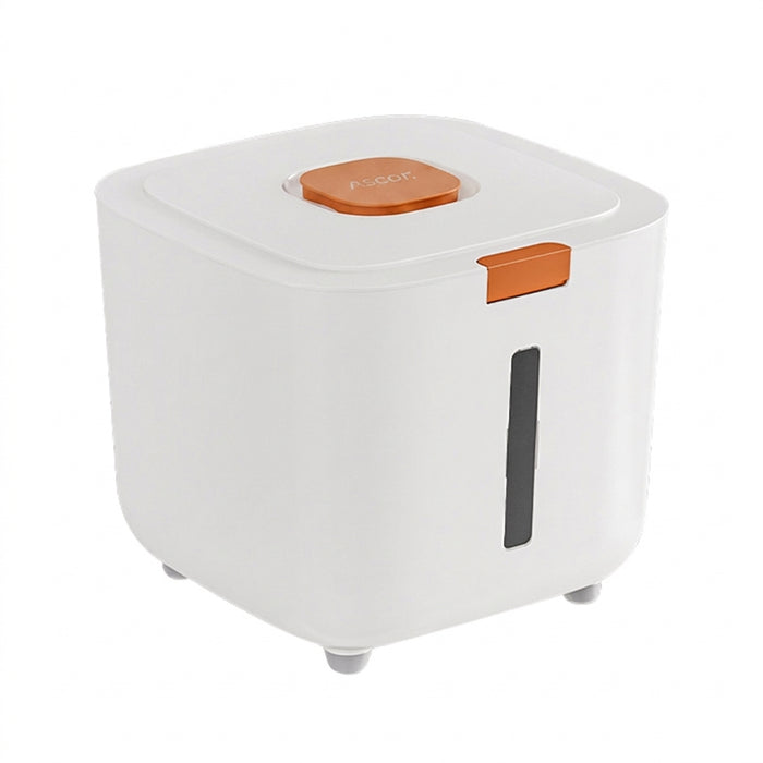 360° Rotating 6-Compartment Airtight Food Dispenser — Storage for Rice, Cereal & Dry Goods
