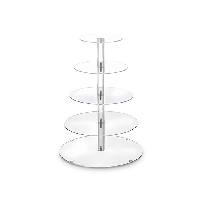 Clear Acrylic Round Cupcake Stand — 3/4/5 Tier Dessert Display