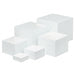 6pc Acrylic Buffet Risers — Stackable Hollow‑Bottom Display for Cupcakes & Desserts