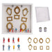 DIY Mini Museum Silhouette Box – Creative Memory Display Kit with Miniature Statues & Gold Frames