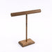 Wooden Jewellery T-Bar Bracelet Display Stand - Desktop Rack for Bracelets & Watches (S/M/L/3pcs)