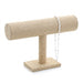 Velvet T-Bar Jewellery Display Stand – Necklace, Bracelet & Watch Holder