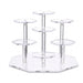Hexagonal Acrylic Display Stand – Multi-Tier Storage for Jewellery, Cosmetics & Collectibles