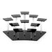 8/10-Tier Acrylic Display Riser Shelf — Layered Stand for Action Figures, Perfume & Desserts
