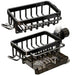 3-in-1 Kitchen Tap Organiser - Sponge & Brush Caddy with Drain Tray