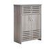 Modern Wooden Freestanding Bathroom Cabinet - Grey Oak, 60 x 30 x 85cm