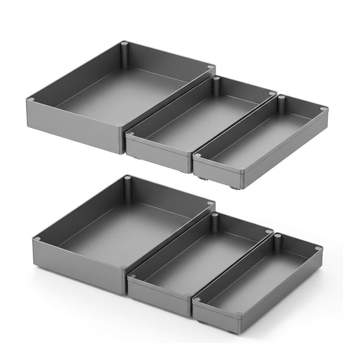 No-Drill Pull-Out Cabinet Organiser — Sliding Drawers for Kitchen & Pantry