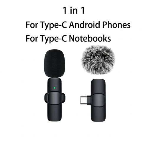 Wireless Lavalier Microphone for iPhone & iPad – Clip-on Mic for Vlogs, Interviews and Podcasts