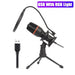 USB Condenser Microphone for PC & Laptop — Wired Streaming, Podcasting & Gaming (RGB option)