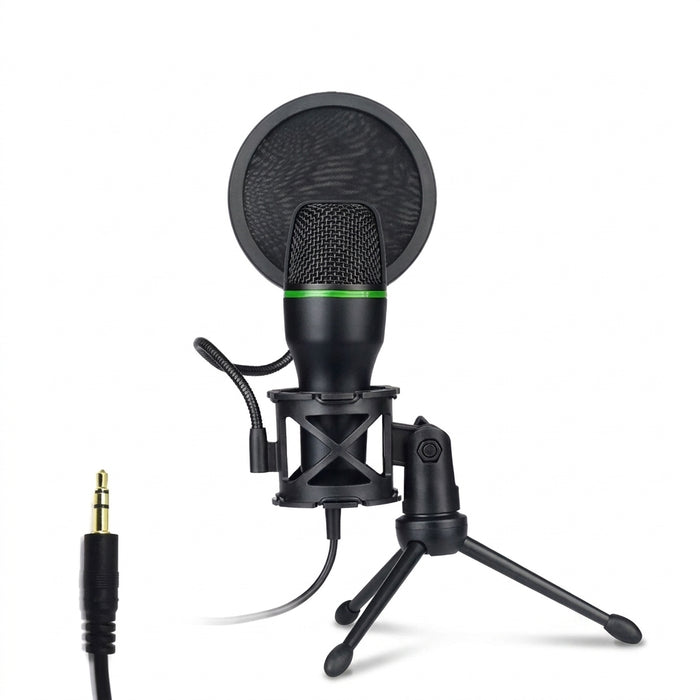 USB Condenser Microphone for PC & Laptop — Wired Streaming, Podcasting & Gaming (RGB option)
